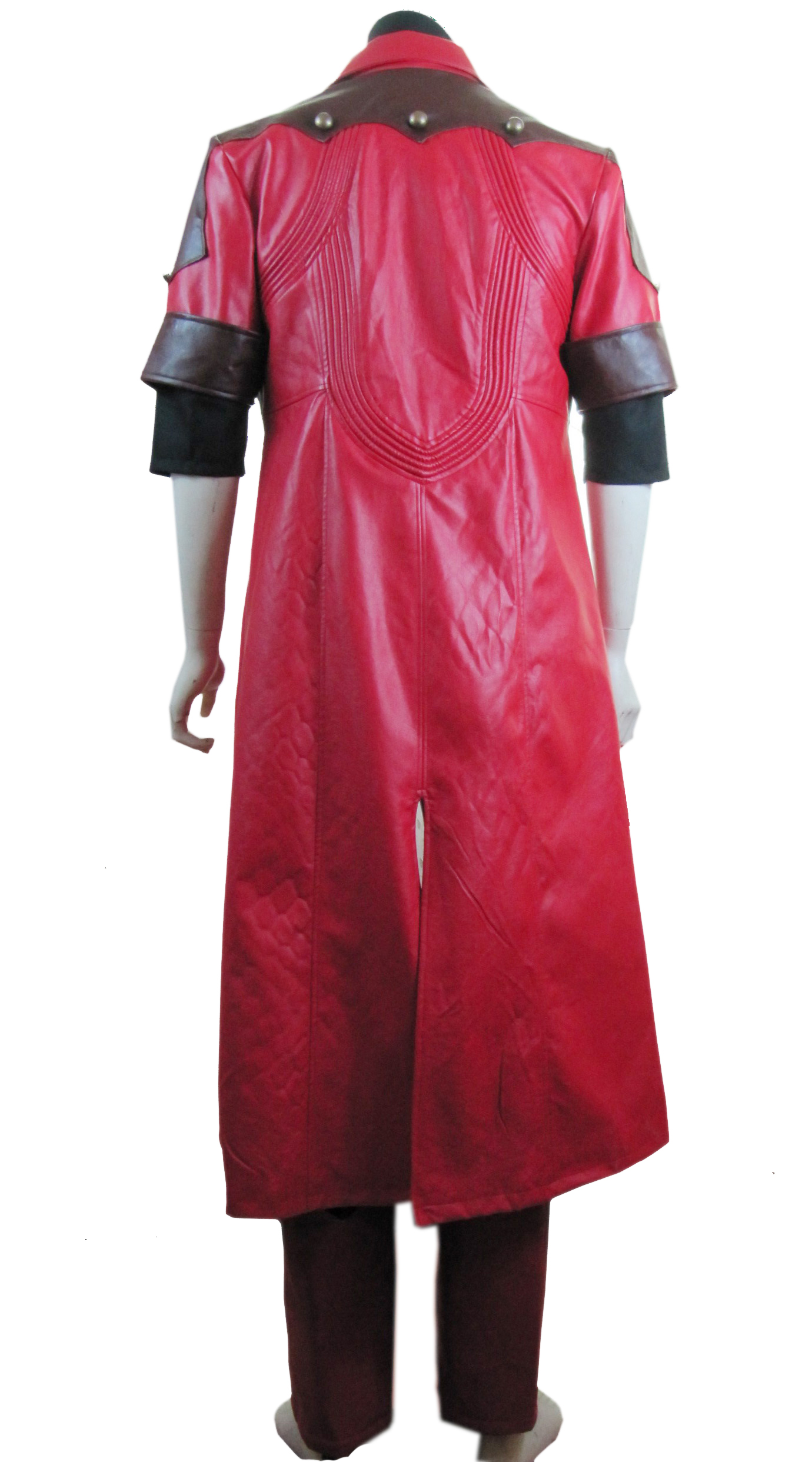 Devil May Cry 3 Dante Cosplay Costume Leather Halloween Outfit Suit