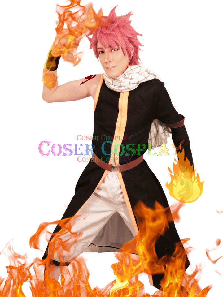 Fairy Tail Dragon Cry Natsu Dragneel Cosplay Costume