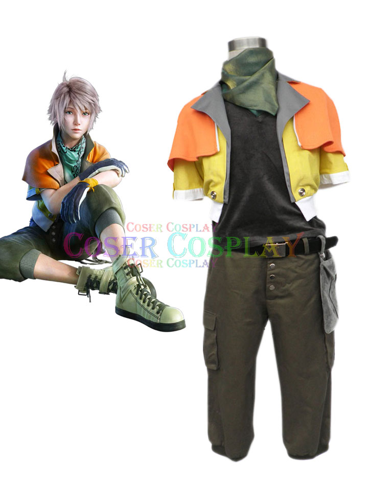 Final Fantasy XIII 13 Cosplay Costumes Lightning Eclair Farron Custom-made  COS