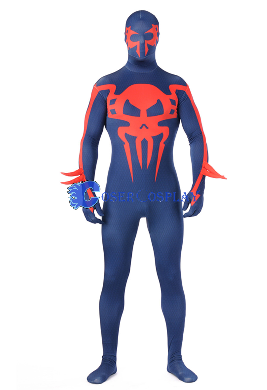 Combinaison Halloween Imprimée Squelette - Spiderman Cosplay Costume