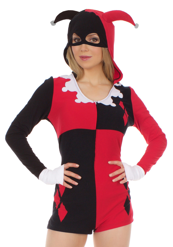 Harley Quinn Cosplay Costume Halloween Bodysuit 15112096