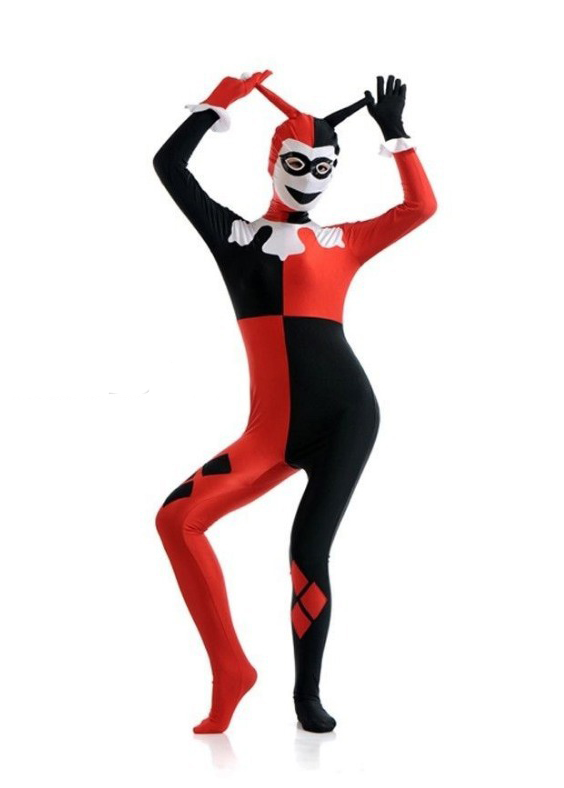 Harley Quinn Cosplay Costume Halloween Zentai 15112086