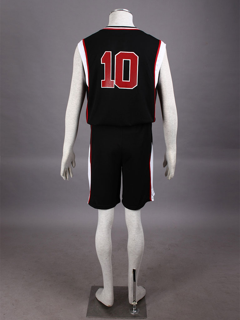 Kuroko's Basketball Taiga Kagami Teikō Middle School Basketball Team Uniform  Black Number 10 Cosplay Costume