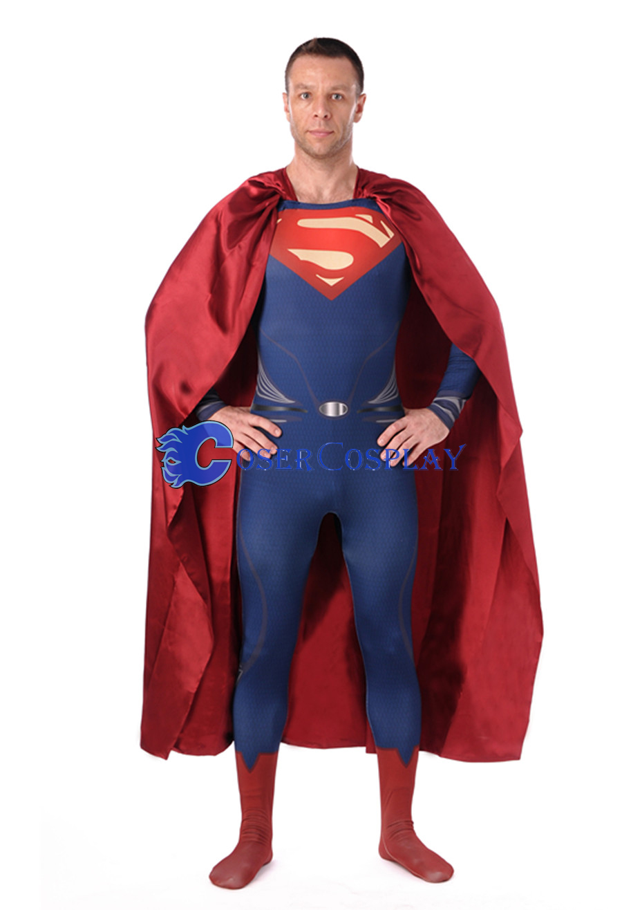 Superman Man of Steel Superman Cosplay Costume