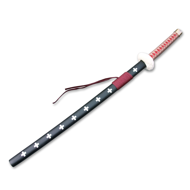 One Piece Trafalgar Law Red Sword Cosplay Wooden Weapons