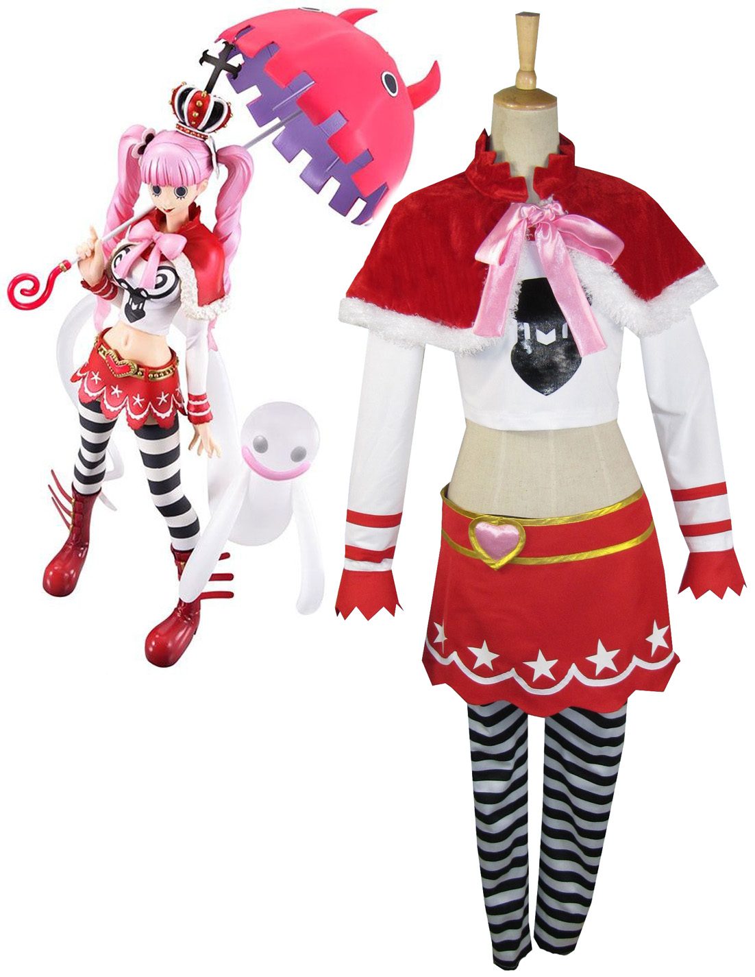 One piece Ghost Princess Perona Two Years Ago Cosplay Costume