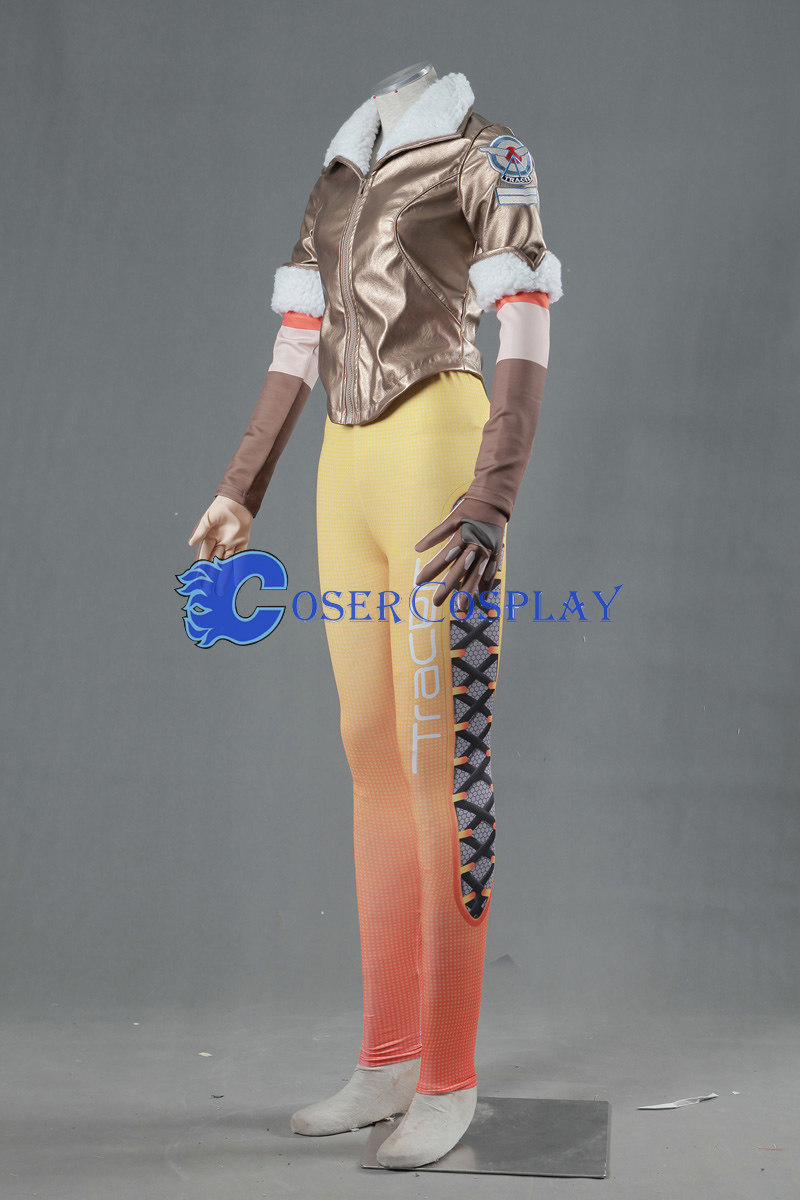 Overwatch Tracer Lena Oxton Cosplay Costume
