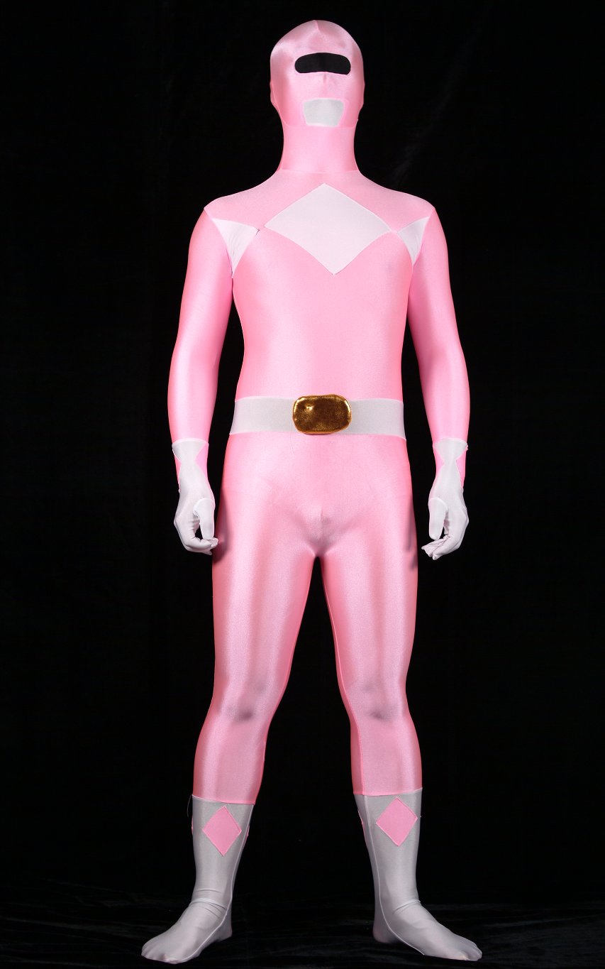 Ranger Halloween Costumes Zentai Pink