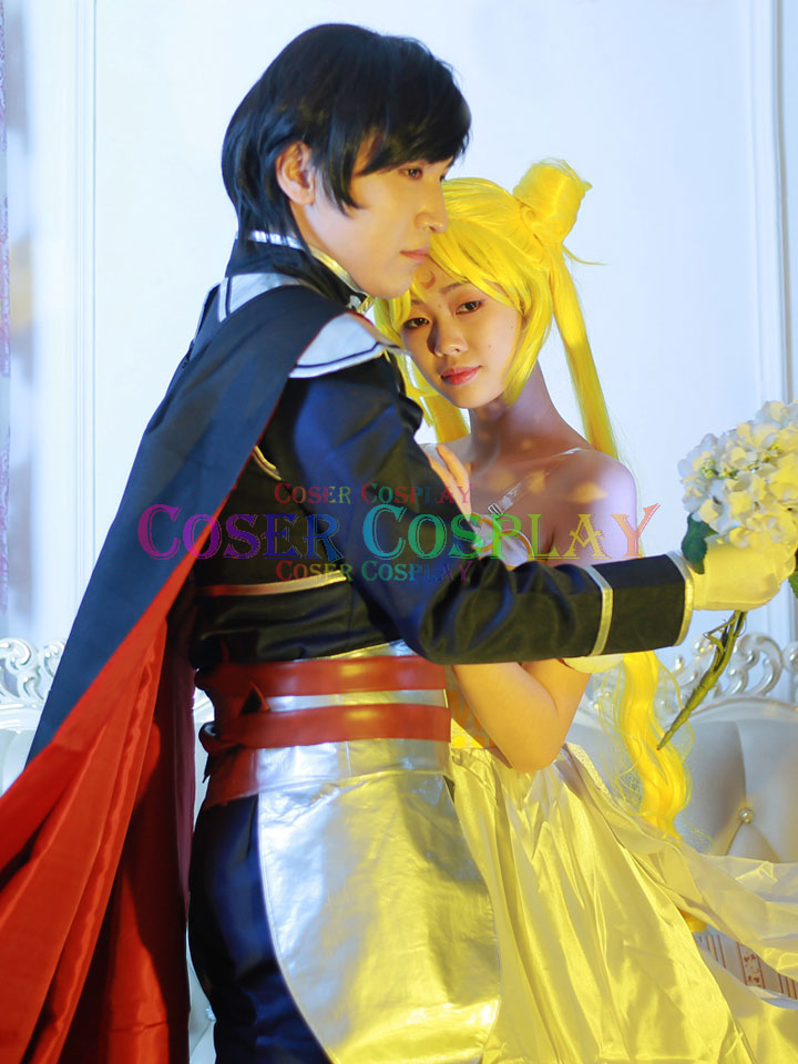 Sailor Moon Chiba Mamoru Black Cosplay Costume 0312
