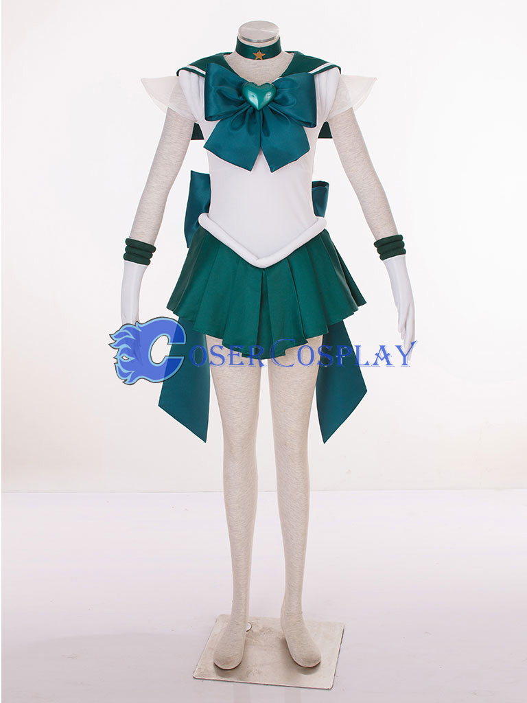 Sailor Moon Crystal Sailor Neptune Kaiou Michiru Cosplay Costume