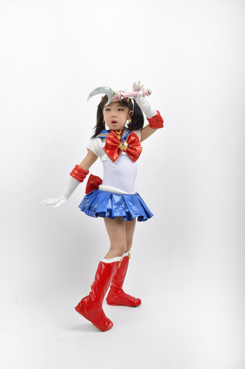 Sailor Moon Princess Sailor Moon Tsukino Usagi Make Up Suit for Kids Cosplay Costume