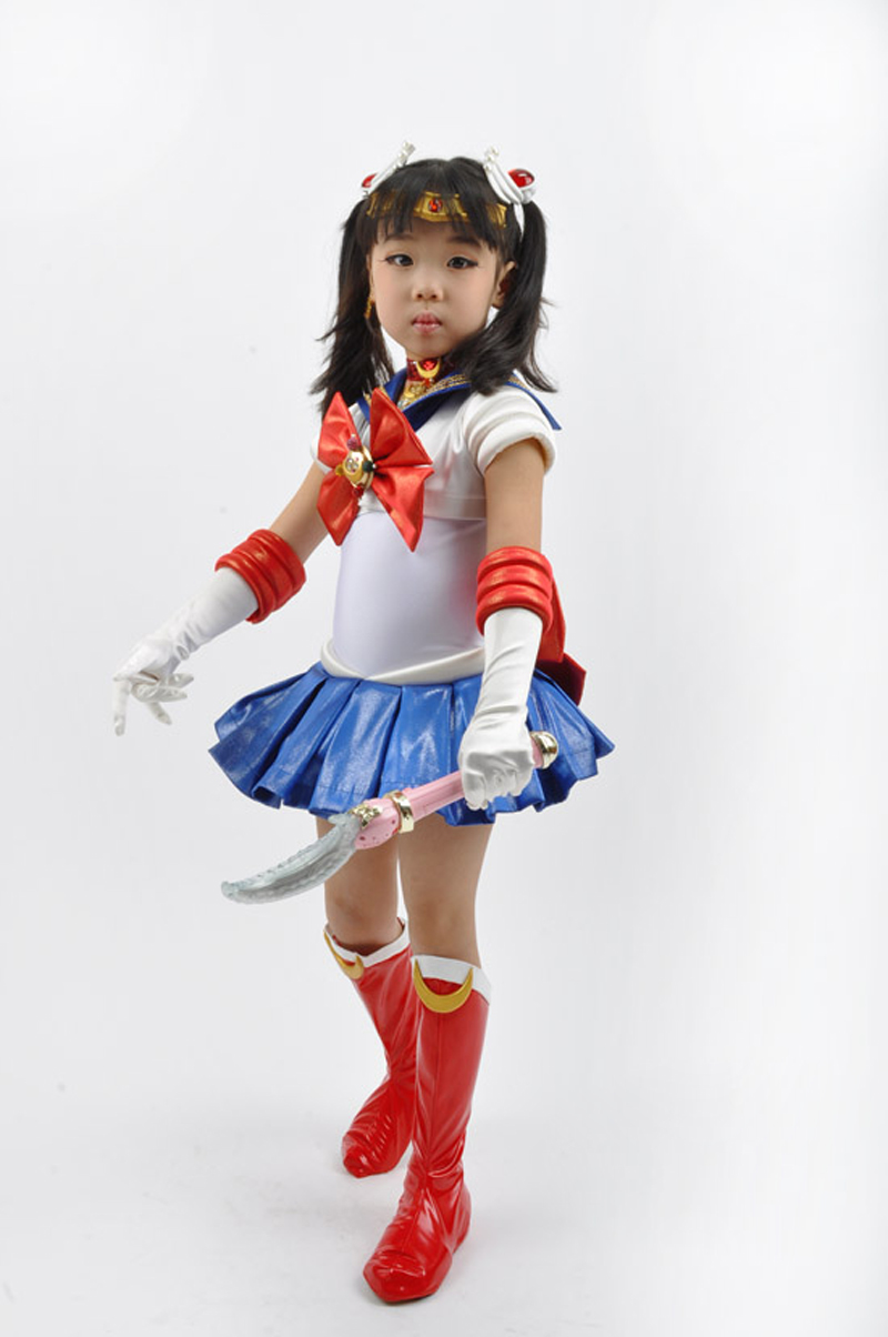 Sailor Moon Princess Sailor Moon Tsukino Usagi Make Up Suit for Kids Cosplay Costume