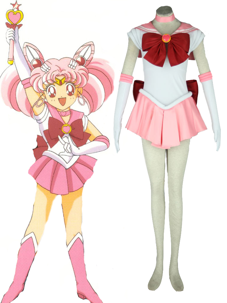 Sailor Moon Sailor Chibimoon Chibi Usa Small Lady Serenity Fighting Uniform Cosplay Costume