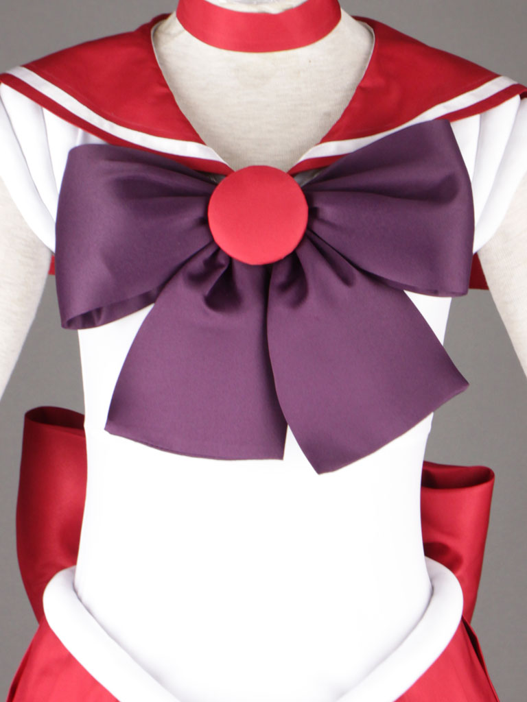 Sailor Moon Sailor Mars Hino Rei Fighting Uniform Cosplay Costume
