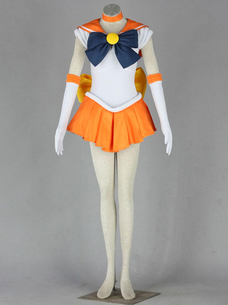 Sailor Moon Sailor Venus Minako Aino Fighting Uniform Cosplay Costume