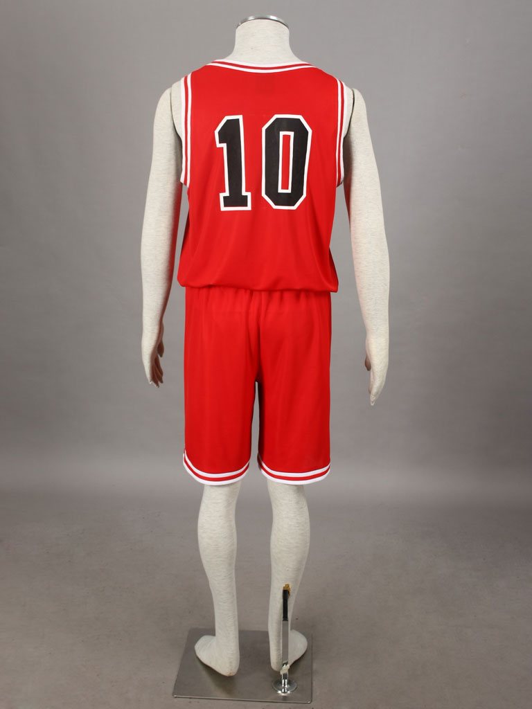 Slam Dunk Ryota Miyagi The Shohoku High School basketball team Uniform Red  Number 7 Cosplay Costume
