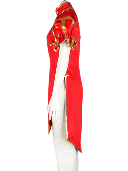 Street Fighter Chun-Li Red Cosplay Costume