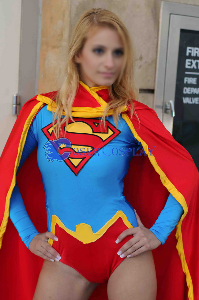 Supergirl Cosplay Costume Sexy Halloween