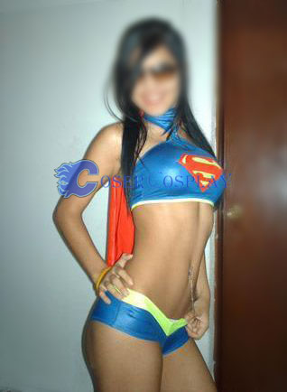 Supergirl Sexy Halloween Costumes For Women Blue Hot