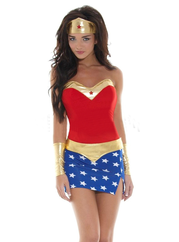 Wonder Girl Costume Super Woman Costume for Girls Halloween 