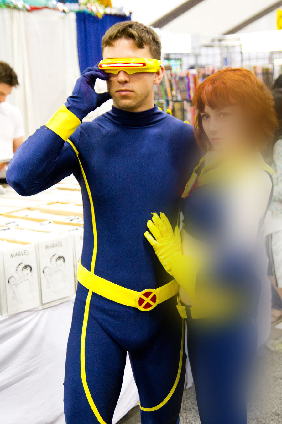 X Men Cyclops Cosplay Costume Catsuits.