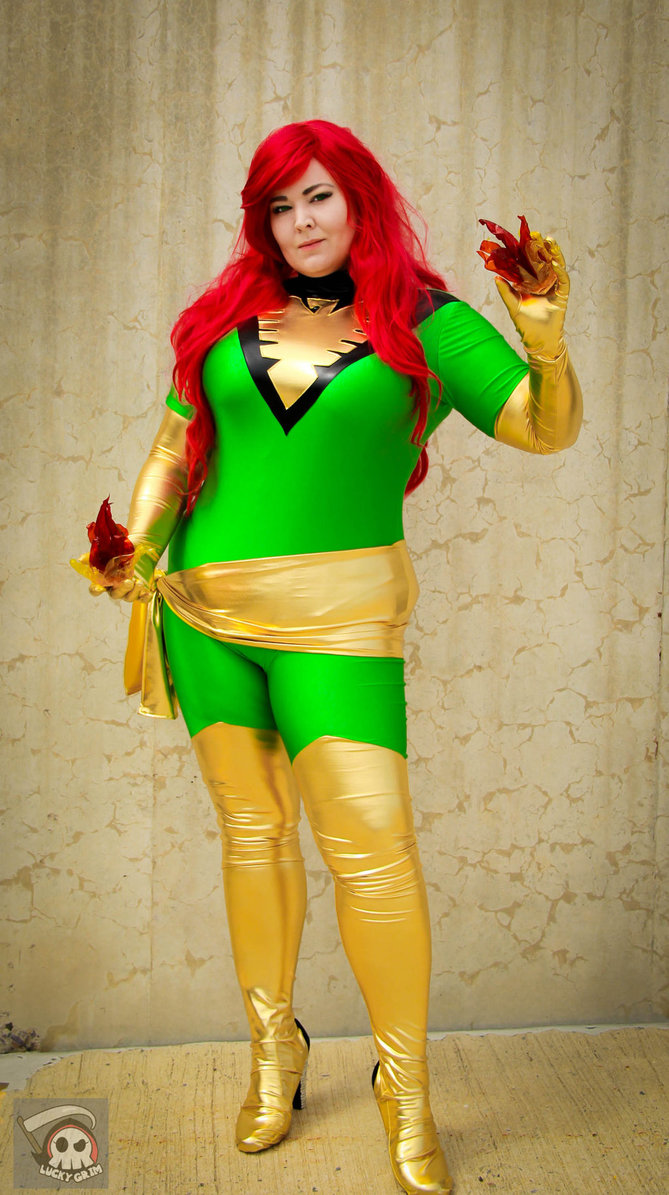 X-Men Phoenix Jean Grey Costume Spandex Catsuit