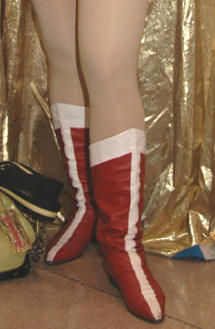 Z16091704 Wonder Woman Vintage Boots